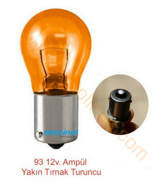 Ampul [yakın Tırnak] 12v 67 10w Turuncu Tek Duy Alman Malı - Wolfram