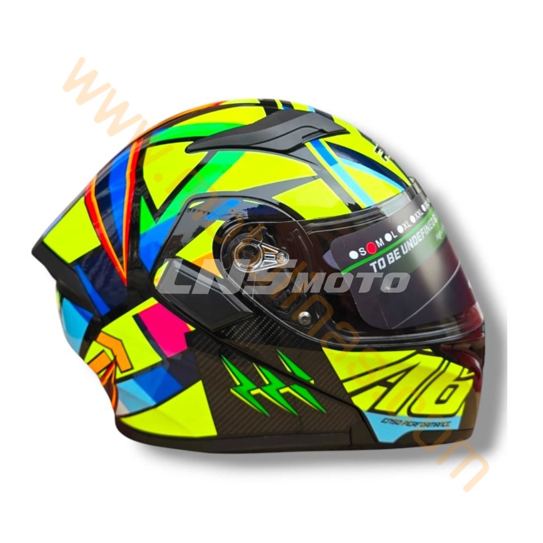 RHKC ÇENE AÇILIR VİZÖRLÜ KASK ( E BELGELİ ) ENSO 46 [ XL ]