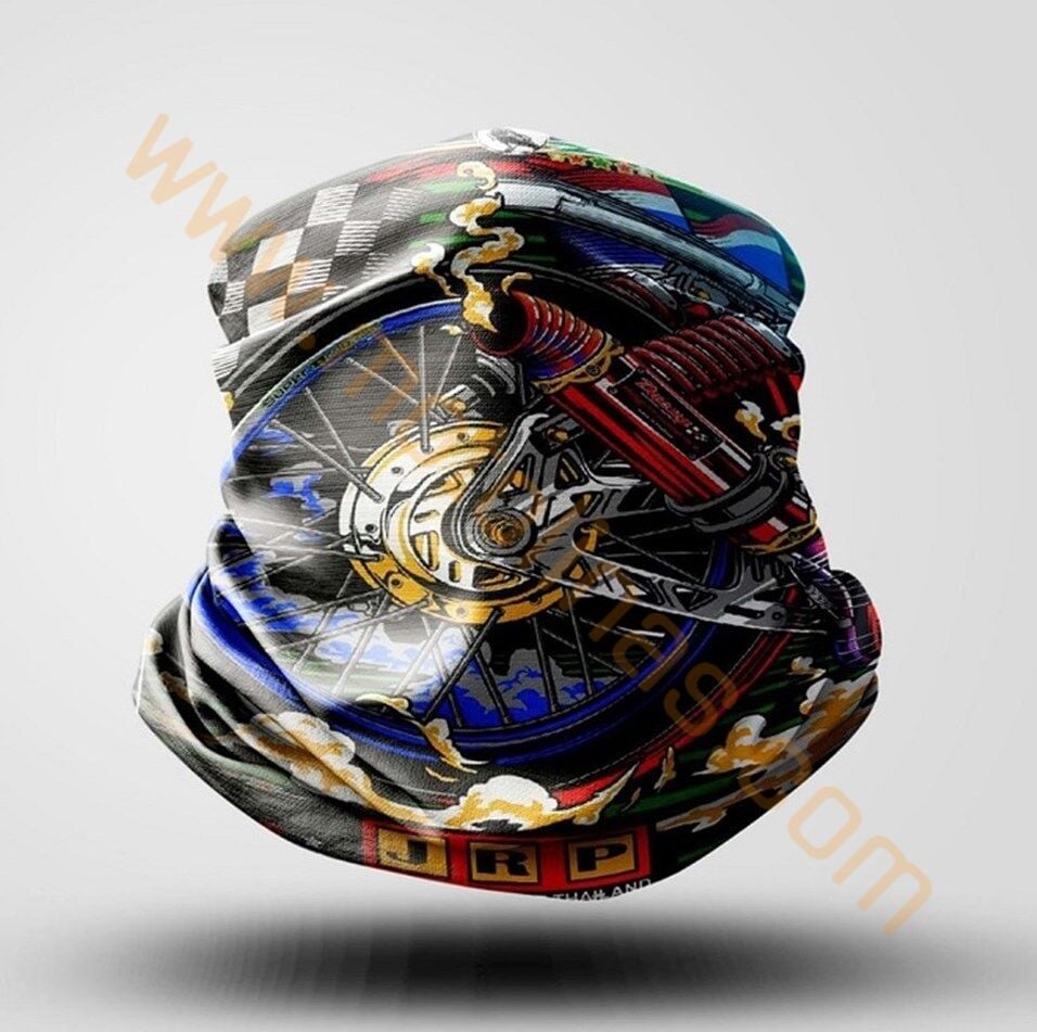 Bandana Buff Retro Kartlıklı - Universal