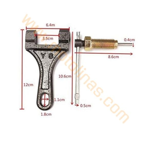 Motosiklet Zincir Sökme Anahtarı Model:2 , Profesyonel Motosiklet Zincir Sökme Aparatı