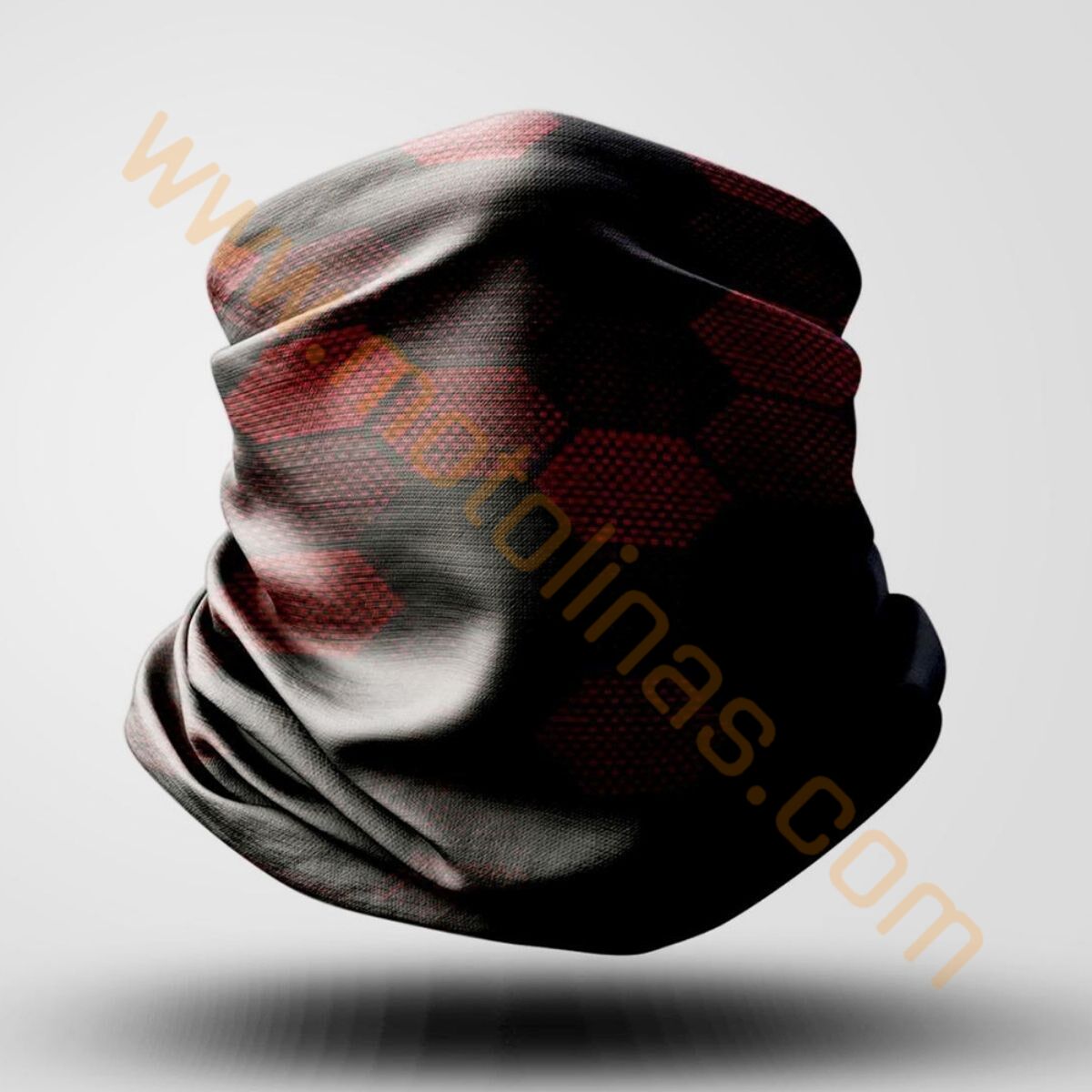 Bandana Buff Kırmızı Petek Kartlıklı - Universal