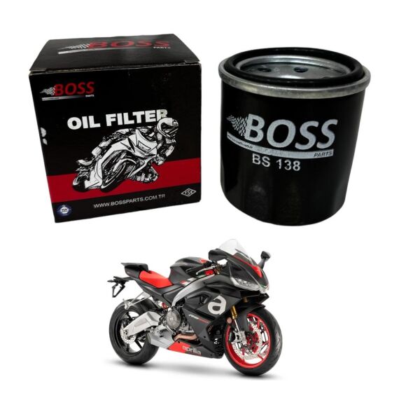 Aprilia RS660 2021 2022 Yağ Filtresi Boss Marka TÜV TSE Onaylı Motor Yağ Filtresi