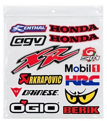Sponsor Etiketleri A4 [fosforlu - Folyo] İthal Sticker [karşık Model]