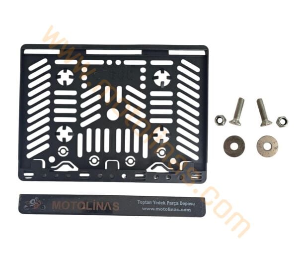 Motosiklet Plakalık – Kırılmaz Plastik Motolinas 15x24,5 cm Civata Setli