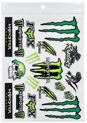 Sponsor Etiketleri A4 [fosforlu - Folyo] İthal Sticker [karşık Model]