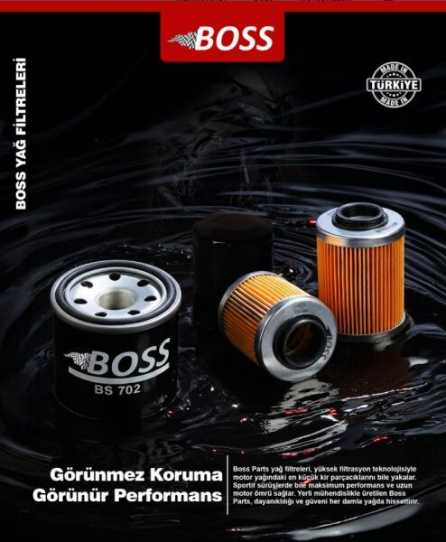 Honda Forza 250 2018 - 2024 Yağ Filtresi Boss Marka TÜV TSE Onaylı