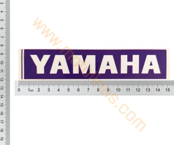YAMAHA STİCKER TEKLİ MAVİ 15x3cm - UNİVERSAL