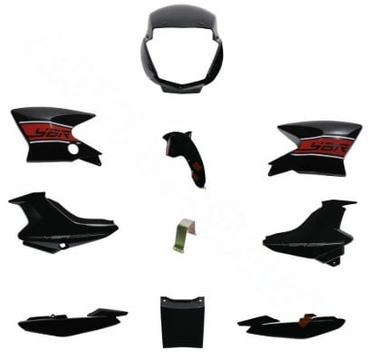 Kaporta Set [siyah]  - Yamaha Ybr K