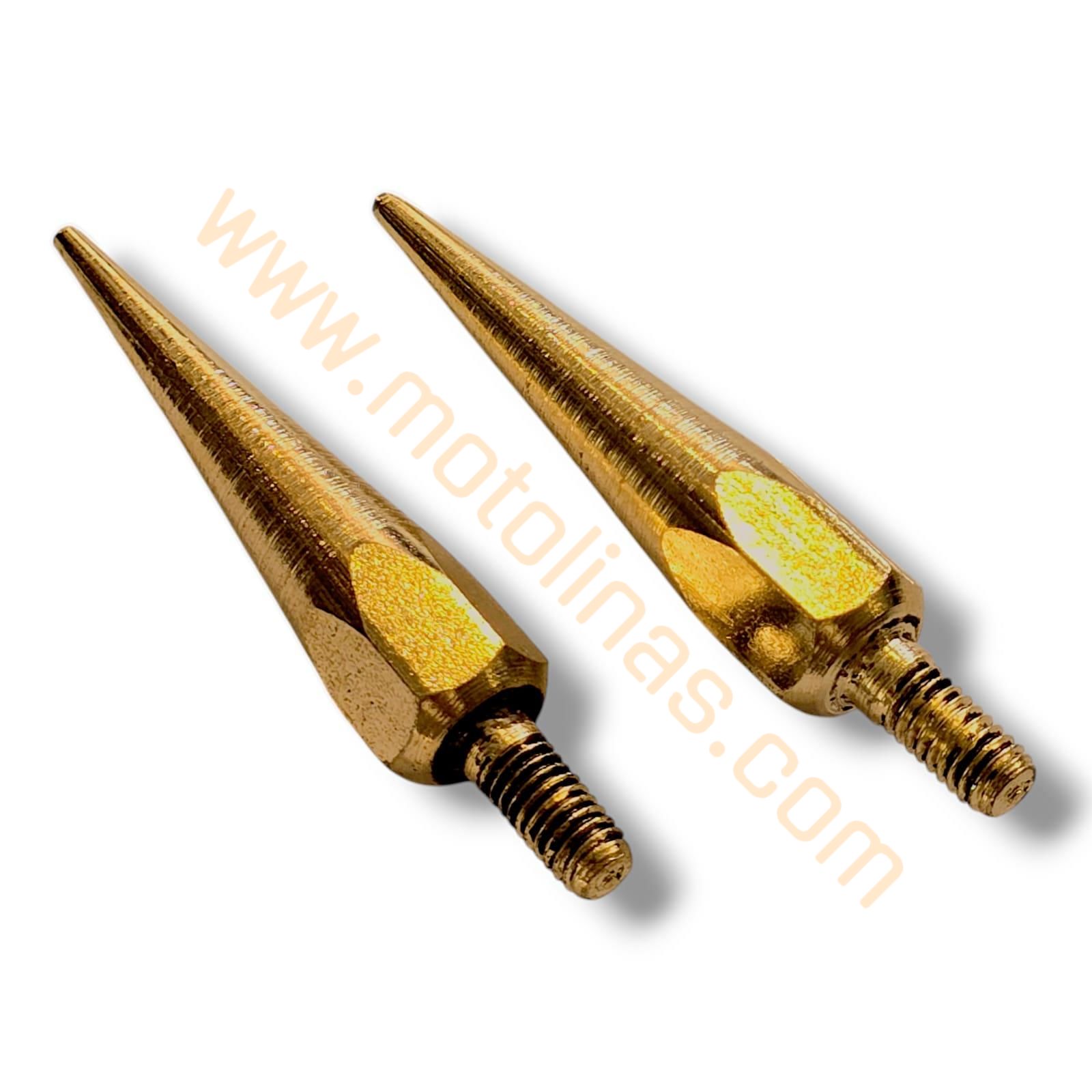 MOTOSİKLET SİVRİ VİDA GOLD 6mm ÖZEL YAPIM SET 6 ADET