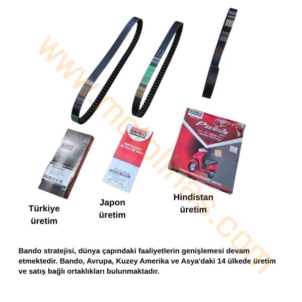 Sym Orbit50 Kayış Bando Yerli Ürerim, Orbit50 Uyumlu V Kayışı