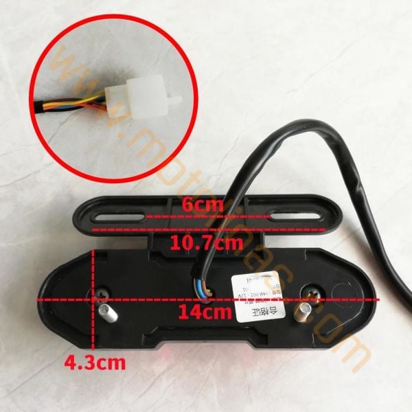 EBİKE,ELEKTRİKLİ BİSİKLET ARKA STOP 12V LEDLİ SİNYAL ÖZELLİKLİ