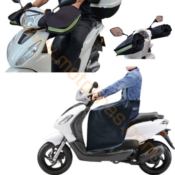 Scooter Motorsiklet El Koruma Rüzgarlık Ve Diz Örtüsü Rüzgarlık Seti Termal Ürün