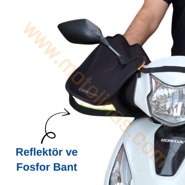 Scooter Motorsiklet El Koruma Rüzgarlık Ve Diz Örtüsü Rüzgarlık Seti Termal Ürün