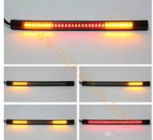 Motorsiklet Sinyal Stop Plaka Fren Lambası Esnek Şerit Led