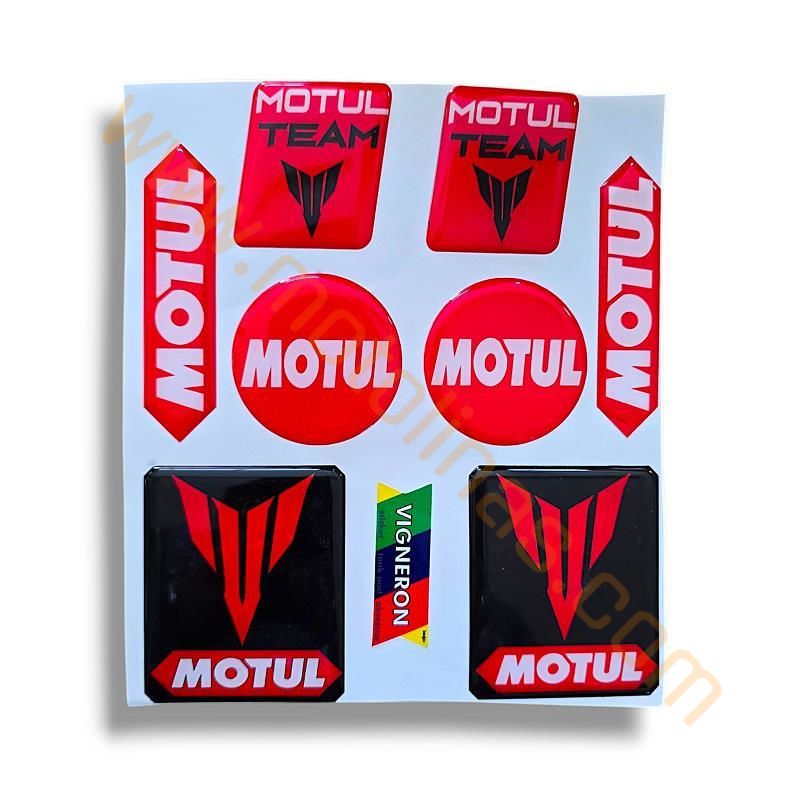 MOTOSİKLET MOTUL STİCKER ETKET SETİ DAMLA ETİKET 8 PARÇA SET