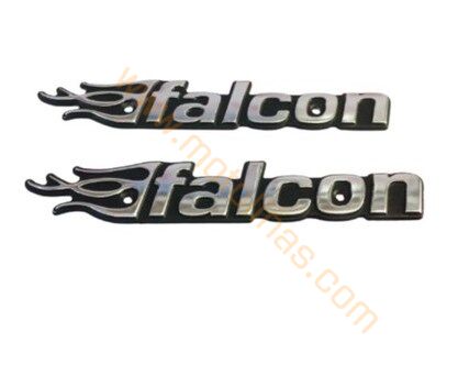 Falcon Benzin Depo Arması Takım Falcon Metal, Depo Yazısı Sağ Ve Sol