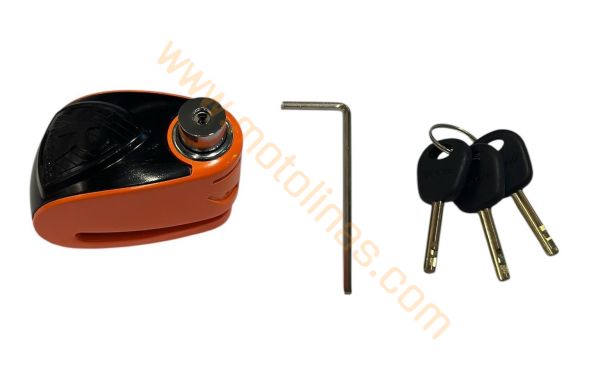 MOTOSİKLET ELEKTRİKLİ BİSİKLET DİSK KİLİDİ ALARMLI PREMIUM