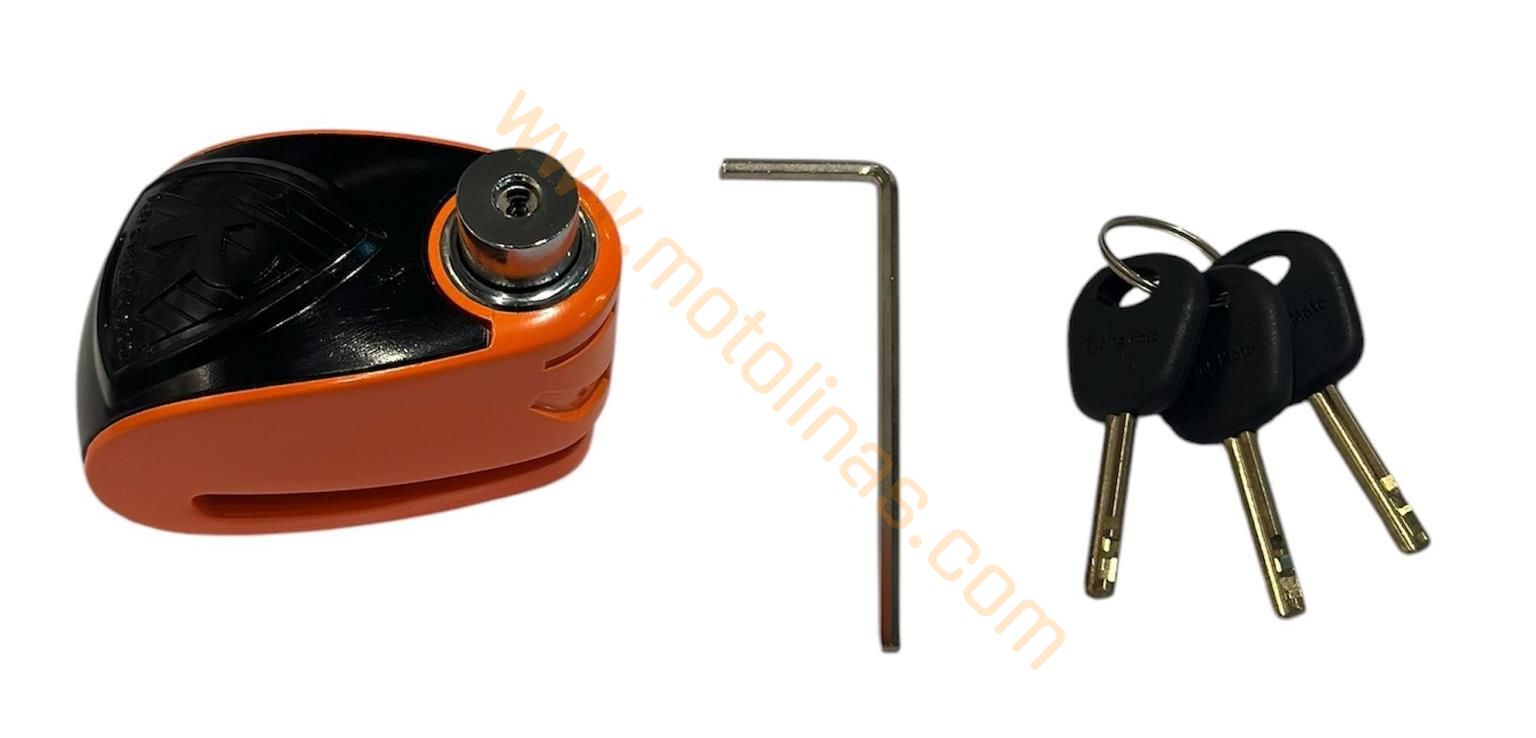 MOTOSİKLET ELEKTRİKLİ BİSİKLET DİSK KİLİDİ ALARMLI PREMIUM