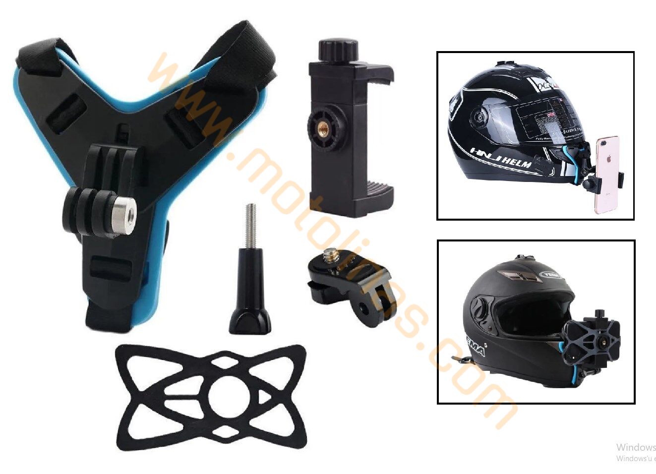 Motosiklet Kask Kamera Tutucu Aparat [ A Kalite ]- Sürücü Ekipman