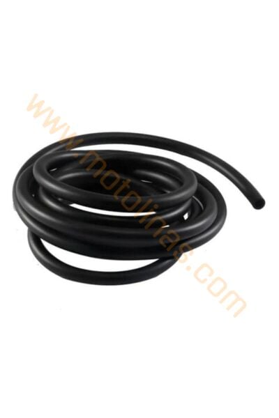 MOTOSİKLET BENZİN HORTUM 1 METRE SİYAH KALIN SERTLEŞMEZ