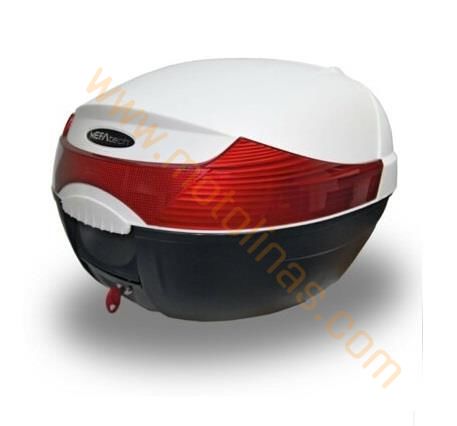 MEFATECH MOTOSİKLET ÇANTASI 33 LİTRE - BEYAZ