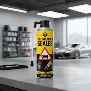 Lastik Patlak Tamir Spreyi 450 ml Universal | Hava ve Köpük Lastik Tamiri