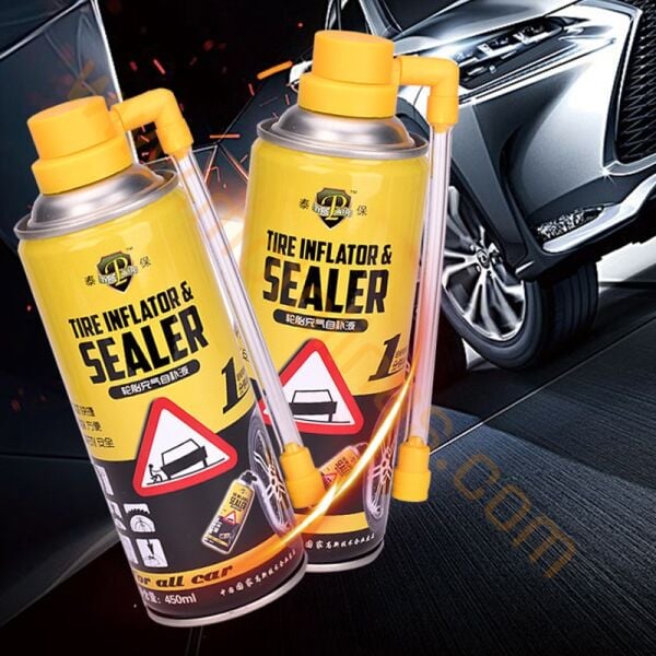Lastik Patlak Tamir Spreyi 450 ml Universal | Hava ve Köpük Lastik Tamiri