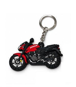 Honda Uyumlu 3D Silikon Motosiklet Anahtarlık Büyük Boy
