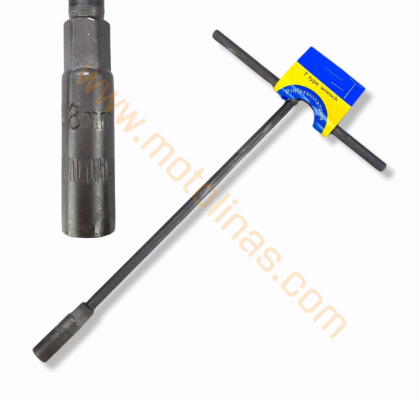 8 MM T LOKMA ANAHTAR UzUN MODEL 8 MM T Saplı Lokma Anahtar