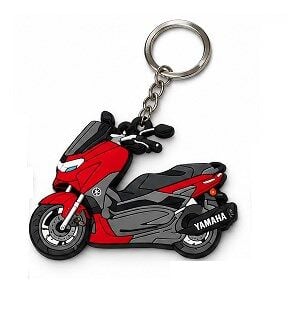 Yamaha Nmax 125 - 155 Uyumlu 3D Silikon Motosiklet Anahtarlık Büyük Boy