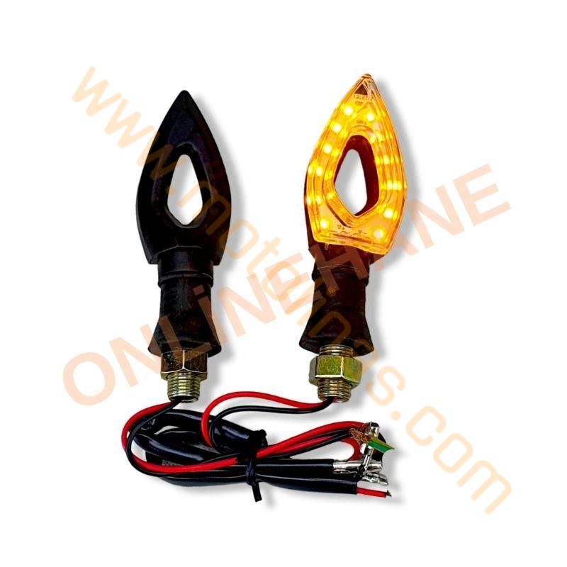 MOTOSİKLET LED ÜÇGEN SİNYAL 2 ADET ÜNİVERSAL