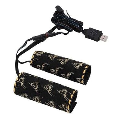 Motosiklet 5 Kademeli USB Isıtmalı Elcik Pedi Seti Takım Universal