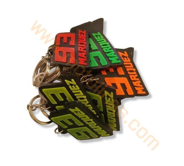 ZİNCİRLİ SİLİKON ANAHTARLIK 93 MARQUEZ UNİVERSAL