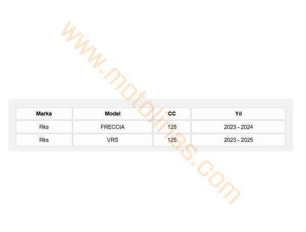 Rks Freccıa, Rks Vrs Fren Disk Balatası [bsp-101] Organik