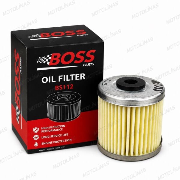Honda CRF250L 2013-2016 Yağ Filtresi BS112 Kağıt Yağ Filtresi BOSS