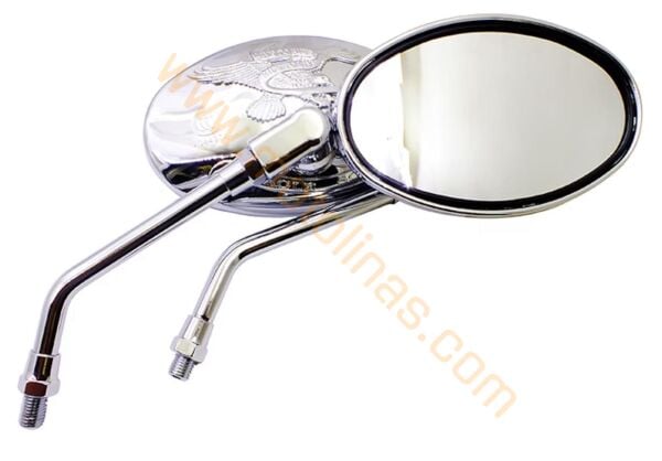 AYNA 10MM QY124 KARTAL DESEN NİKEL - UNİVERSAL