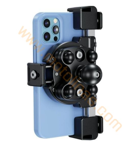 Motosiklet Telefon Tututucu Nukrotech M27 Titreşim Modüllü Telefon Tutucu