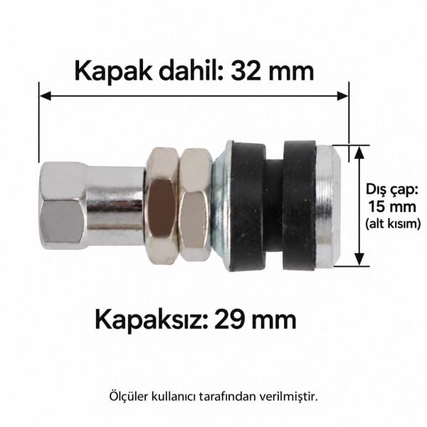 Sibop Demir [dik-somunlu] 2 Adet -  Universal