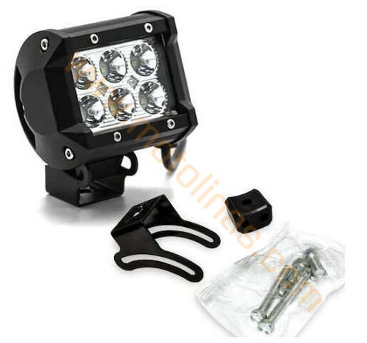 SİS FARI METAL GÖVDE SİS FARI OFF ROAD 6 LED BEYAZ ÇAKAR ADET FİYAT