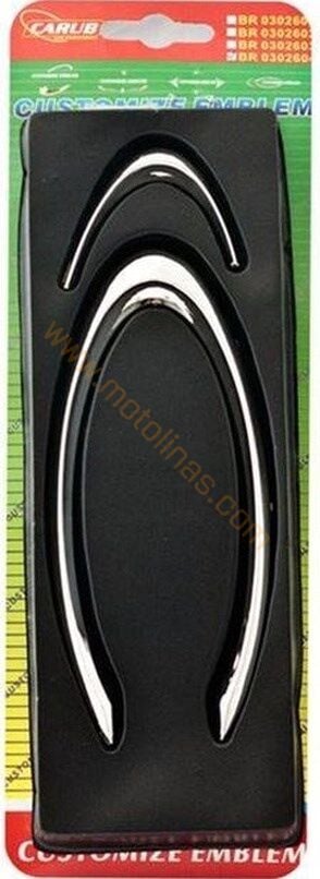 CARUP ARMA SETİ [MODEL: 2604] KAPORTA DIŞ ARMASI KROM YAPIŞMA