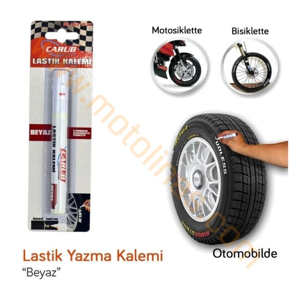 Motosiklet Lastik Yazı Kalemi Sudan etkilenyen Özel Üründür
