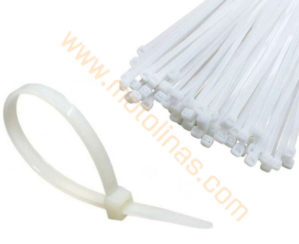 Kaplo Bağlama Plastik Kelepçe Çırt Kelepçe 3.6 X 1500mm beyaz - 100 Adet