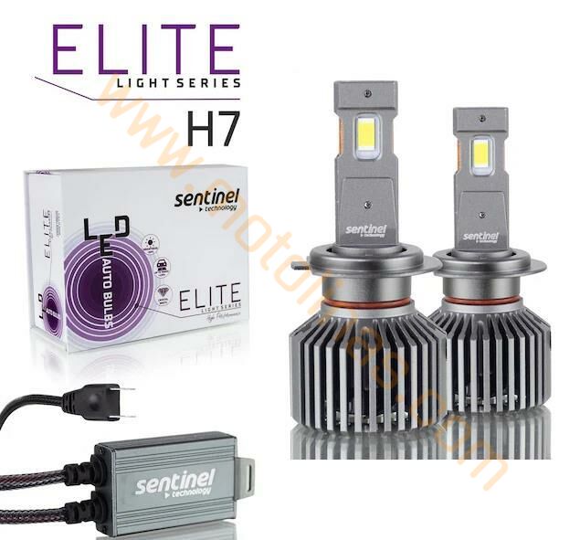 Sentinel Elite H7 Led Xenon Ampülü  ADET FİYAT 65w 12v 12000 Lumen 6500 Kelvin Beyaz Işık