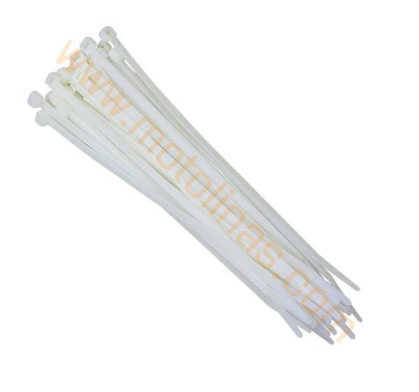 Kaplo Bağlama Plastik Kelepçe Çırt Kelepçe 4,8 X 380mm beyaz - 100 Adet