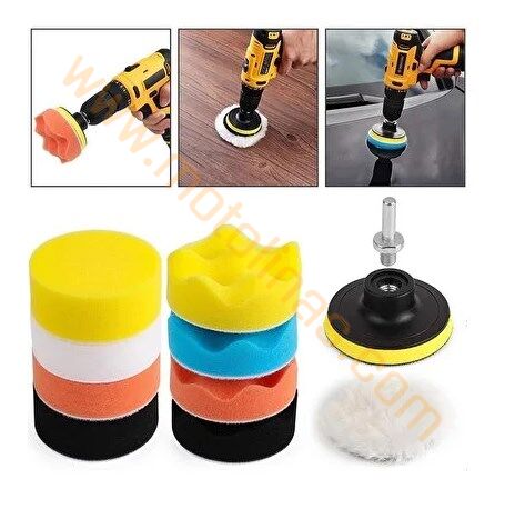 Motosiklet Pasta Cila Seti 11 Parça - Bakım