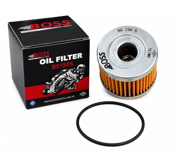 Kağıt Yağ Filtresi BS150S O-Ring Contalı BOSS Motor Yağ Filtresi