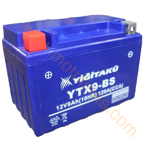 YİĞİT AKÜ 12V 9 AH MOTORSİKLET SCOOTER YTX9-BS 2021