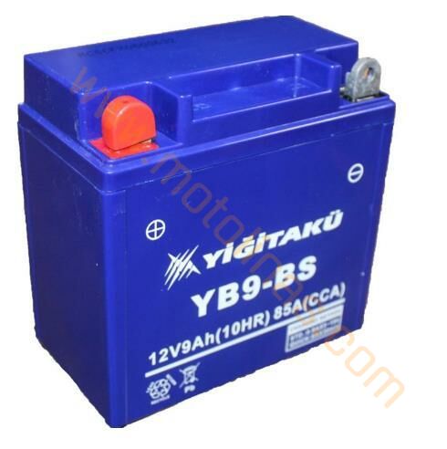 YİĞİT AKÜ 12V 9 AH MOTORSİKLET AKÜSÜ YB9-BS - 1 YIL GARANTİLİ