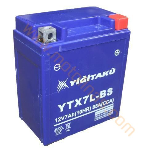 YİĞİT AKÜ 12V 7AH YTX7L-BS HONDA ACTİVA SPACY ALPHA 2021