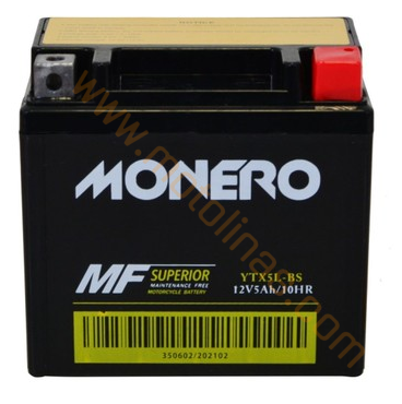 Monero Motosiklet Aküsü 12v 5a DİO BWS TİTAN Serisi [113*68*105]